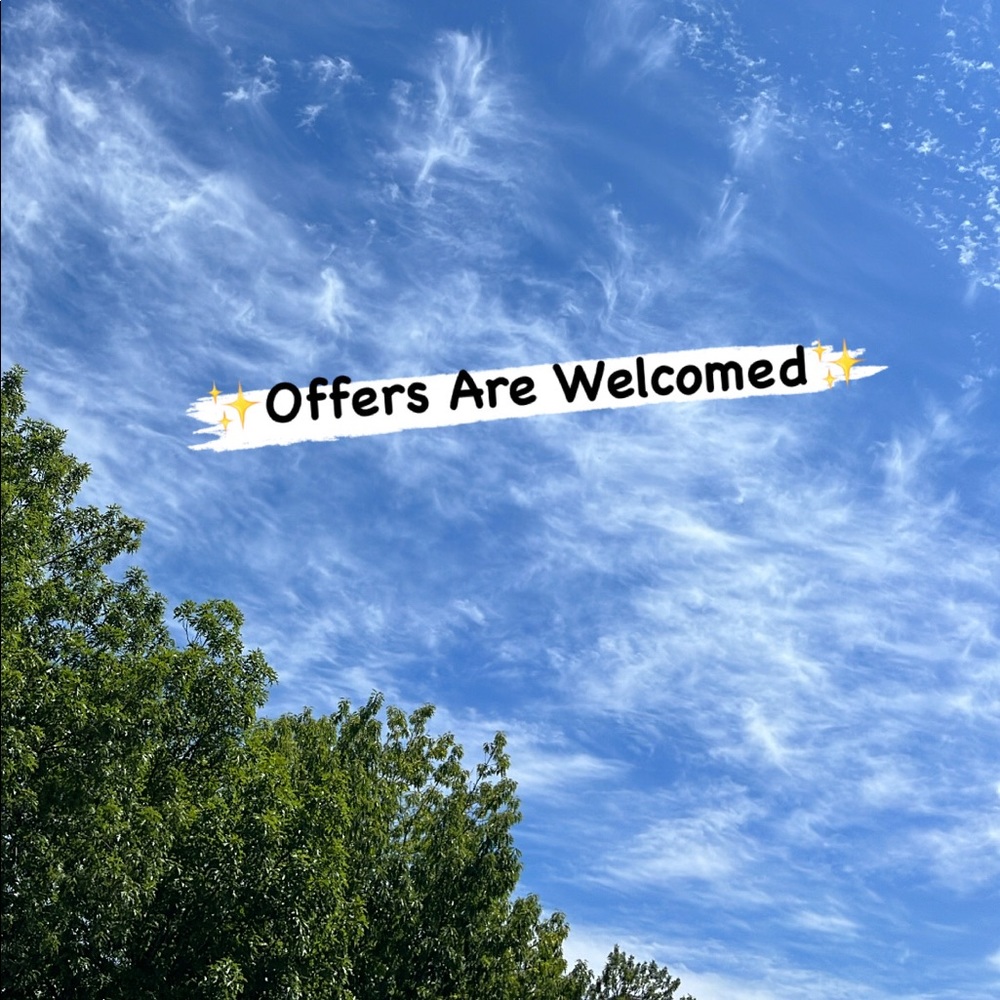 All offers welcomed and considered! Thank you 🫶🏼✨